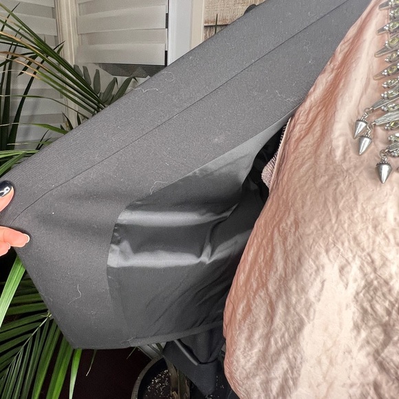 BCBG Lloyd Womens Open Front Asymmetrical Blazer - Picture 4 of 11